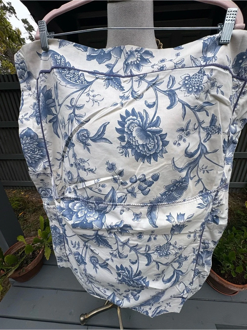 Waverly blue toile